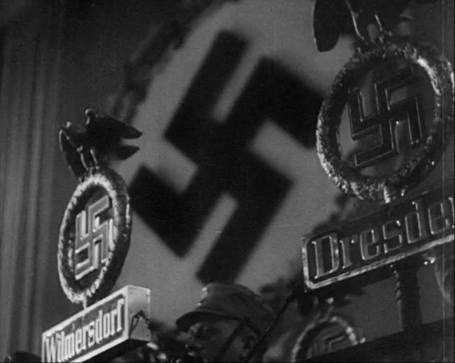 National Socialist propaganda film shot and edited by Leni Riefenstahl in 1935, 35mm b&w silent and sound film