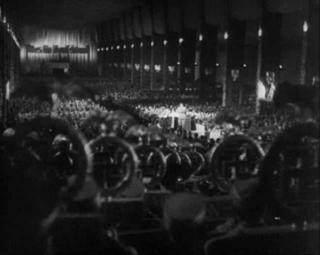 National Socialist propaganda film shot and edited by Leni Riefenstahl in 1935, 35mm b&w silent and sound film