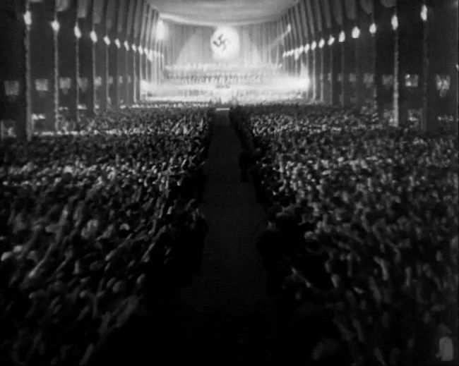 National Socialist propaganda film shot and edited by Leni Riefenstahl in 1935, 35mm b&w silent and sound film