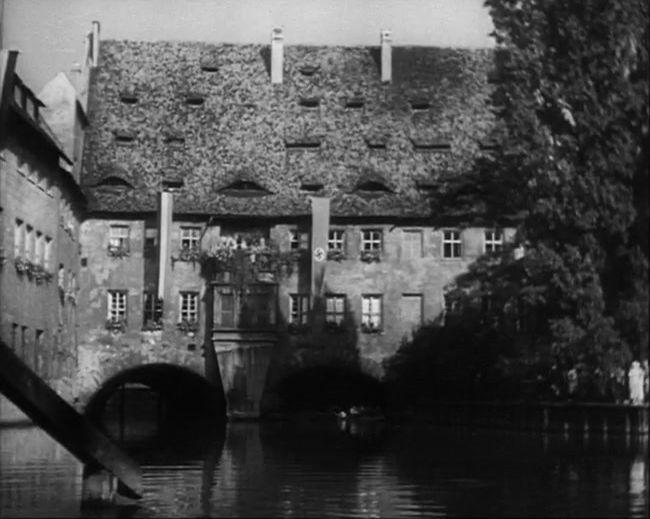 National Socialist propaganda film shot and edited by Leni Riefenstahl in 1935, 35mm b&w silent and sound film