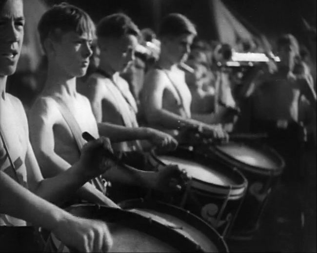 National Socialist propaganda film shot and edited by Leni Riefenstahl in 1935, 35mm b&w silent and sound film