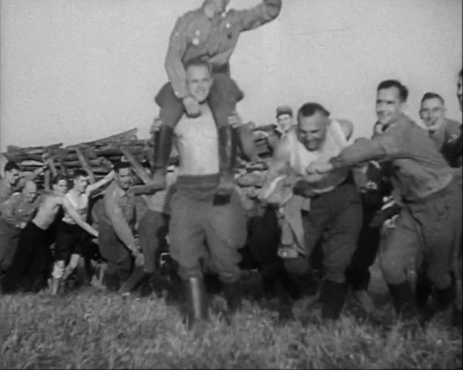 National Socialist propaganda film shot and edited by Leni Riefenstahl in 1935, 35mm b&w silent and sound film