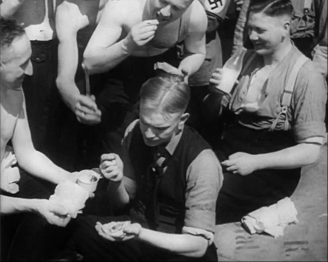 National Socialist propaganda film shot and edited by Leni Riefenstahl in 1935, 35mm b&w silent and sound film