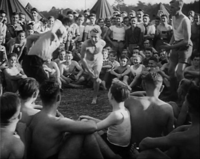 National Socialist propaganda film shot and edited by Leni Riefenstahl in 1935, 35mm b&w silent and sound film