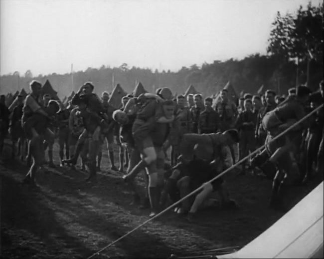 National Socialist propaganda film shot and edited by Leni Riefenstahl in 1935, 35mm b&w silent and sound film