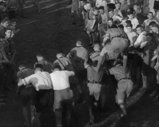 National Socialist propaganda film shot and edited by Leni Riefenstahl in 1935, 35mm b&w silent and sound film