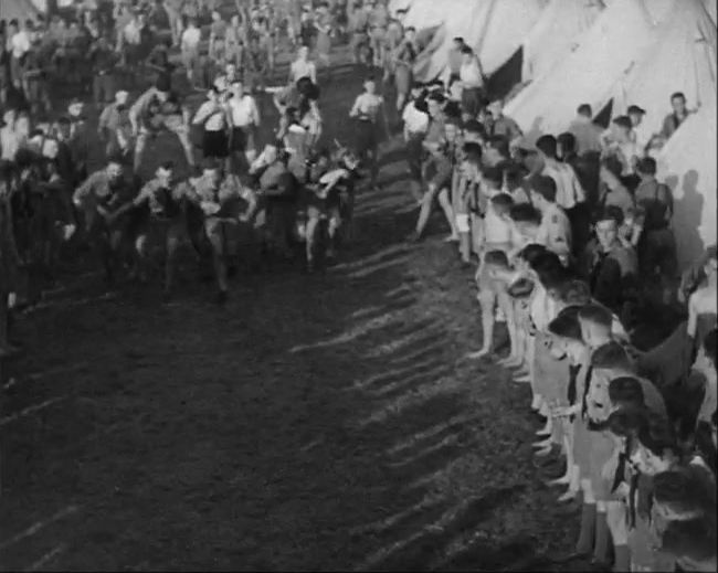 National Socialist propaganda film shot and edited by Leni Riefenstahl in 1935, 35mm b&w silent and sound film