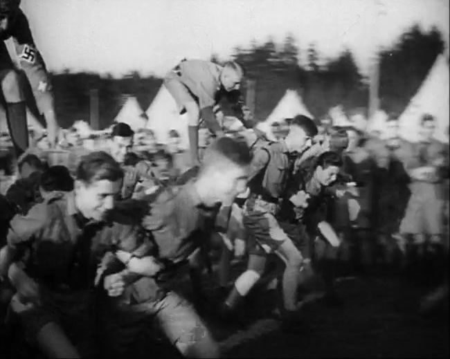 National Socialist propaganda film shot and edited by Leni Riefenstahl in 1935, 35mm b&w silent and sound film