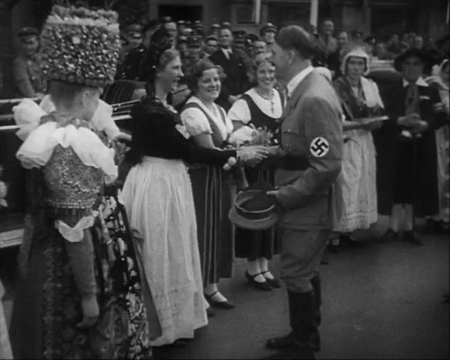 National Socialist propaganda film shot and edited by Leni Riefenstahl in 1935, 35mm b&w silent and sound film