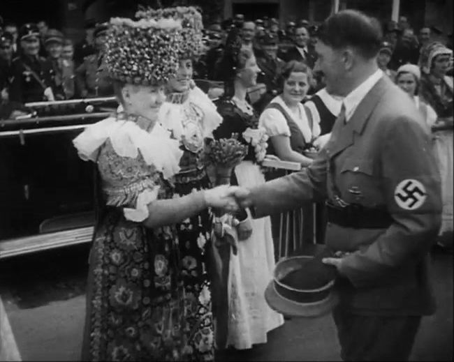 National Socialist propaganda film shot and edited by Leni Riefenstahl in 1935, 35mm b&w silent and sound film