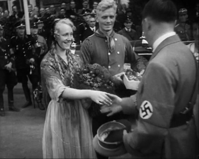 National Socialist propaganda film shot and edited by Leni Riefenstahl in 1935, 35mm b&w silent and sound film