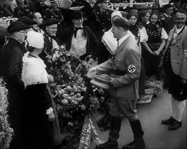 National Socialist propaganda film shot and edited by Leni Riefenstahl in 1935, 35mm b&w silent and sound film