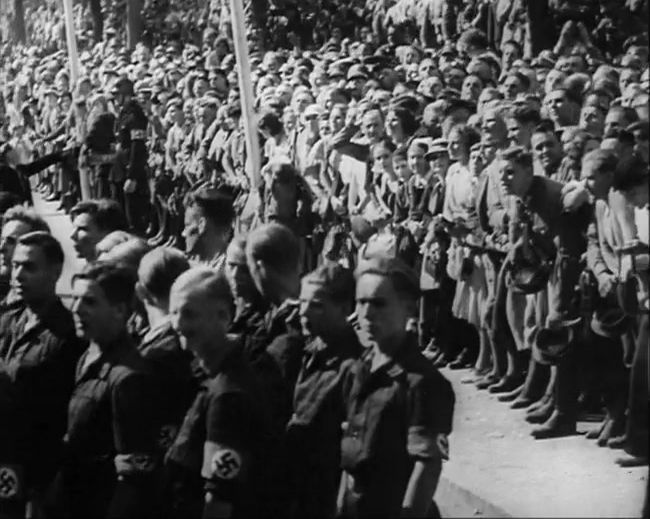 National Socialist propaganda film shot and edited by Leni Riefenstahl in 1935, 35mm b&w silent and sound film