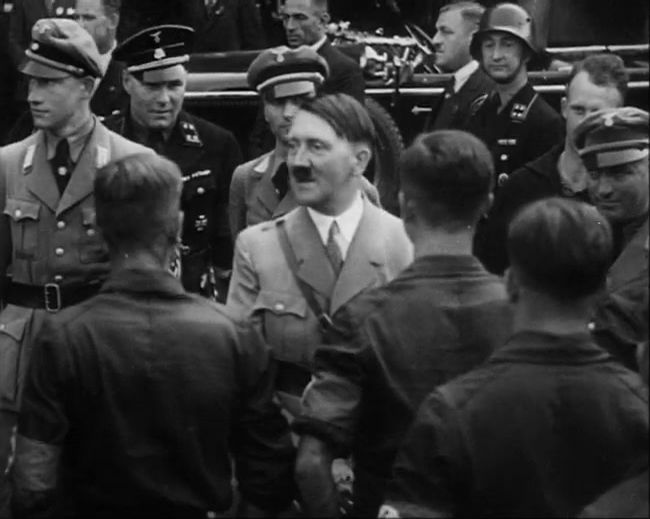 National Socialist propaganda film shot and edited by Leni Riefenstahl in 1935, 35mm b&w silent and sound film