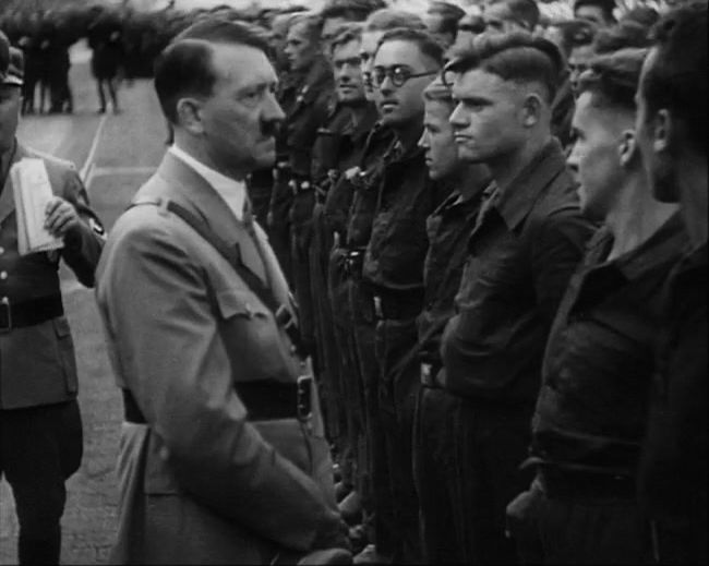 National Socialist propaganda film shot and edited by Leni Riefenstahl in 1935, 35mm b&w silent and sound film