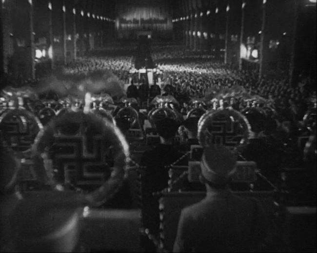 National Socialist propaganda film shot and edited by Leni Riefenstahl in 1935, 35mm b&w silent and sound film