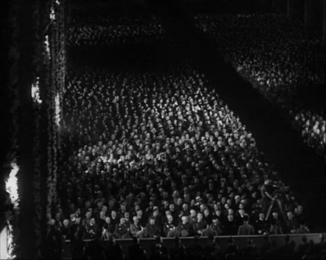 National Socialist propaganda film shot and edited by Leni Riefenstahl in 1935, 35mm b&w silent and sound film