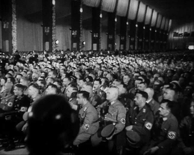 National Socialist propaganda film shot and edited by Leni Riefenstahl in 1935, 35mm b&w silent and sound film