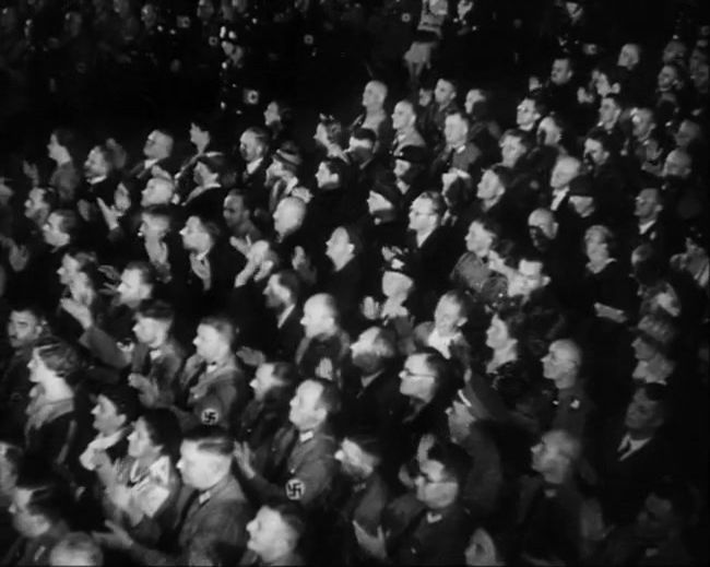 National Socialist propaganda film shot and edited by Leni Riefenstahl in 1935, 35mm b&w silent and sound film