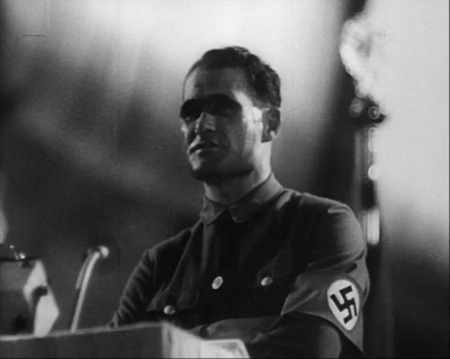 National Socialist propaganda film shot and edited by Leni Riefenstahl in 1935, 35mm b&w silent and sound film