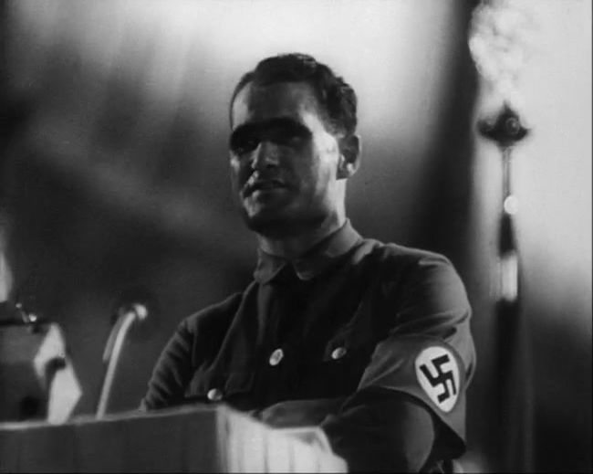 National Socialist propaganda film shot and edited by Leni Riefenstahl in 1935, 35mm b&w silent and sound film