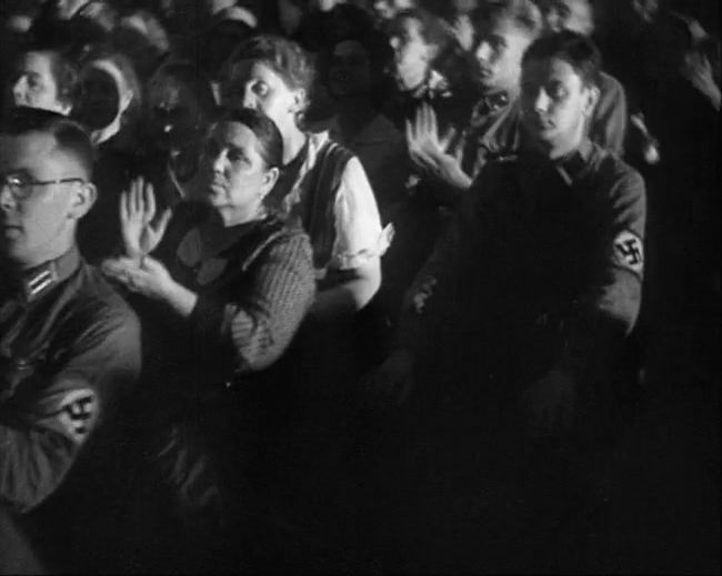 National Socialist propaganda film shot and edited by Leni Riefenstahl in 1935, 35mm b&w silent and sound film