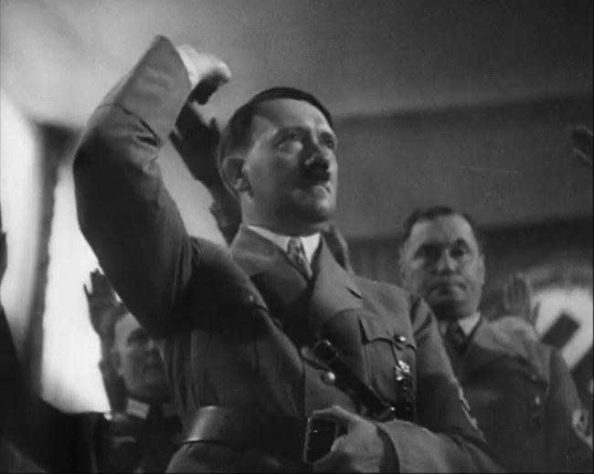 National Socialist propaganda film shot and edited by Leni Riefenstahl in 1935, 35mm b&w silent and sound film