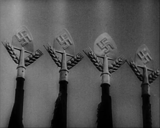 National Socialist propaganda film shot and edited by Leni Riefenstahl in 1935, 35mm b&w silent and sound film