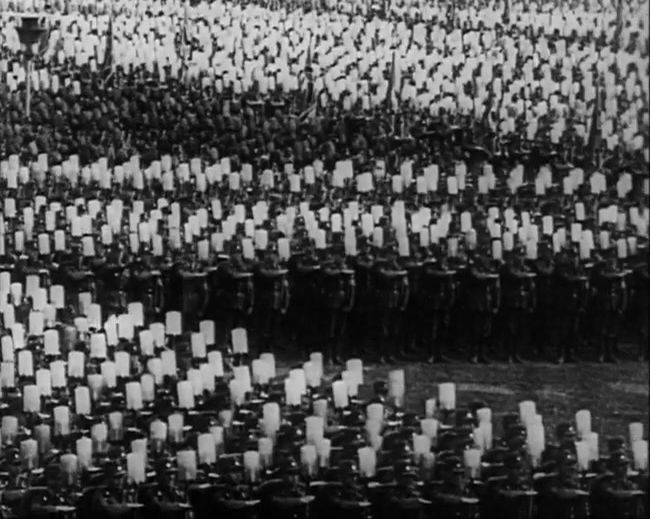 National Socialist propaganda film shot and edited by Leni Riefenstahl in 1935, 35mm b&w silent and sound film