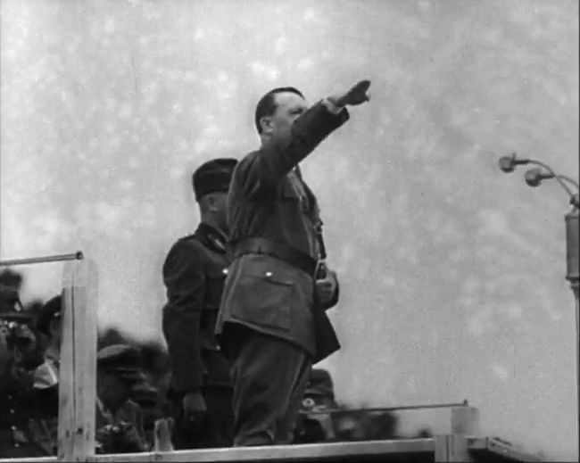 National Socialist propaganda film shot and edited by Leni Riefenstahl in 1935, 35mm b&w silent and sound film