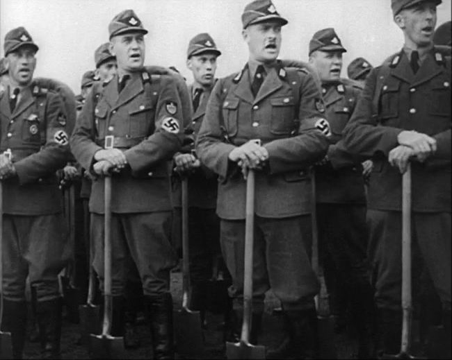 National Socialist propaganda film shot and edited by Leni Riefenstahl in 1935, 35mm b&w silent and sound film