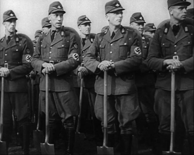 National Socialist propaganda film shot and edited by Leni Riefenstahl in 1935, 35mm b&w silent and sound film