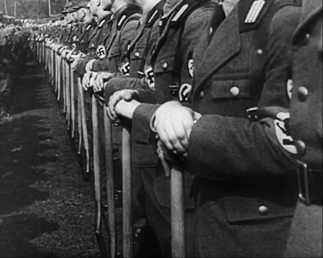 National Socialist propaganda film shot and edited by Leni Riefenstahl in 1935, 35mm b&w silent and sound film