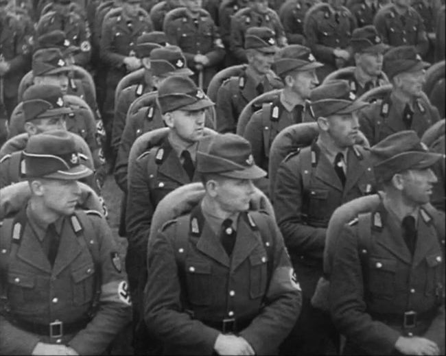 National Socialist propaganda film shot and edited by Leni Riefenstahl in 1935, 35mm b&w silent and sound film