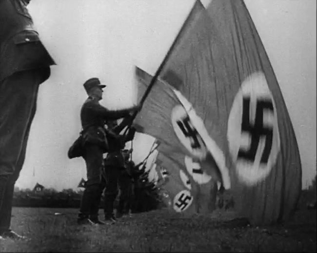 National Socialist propaganda film shot and edited by Leni Riefenstahl in 1935, 35mm b&w silent and sound film