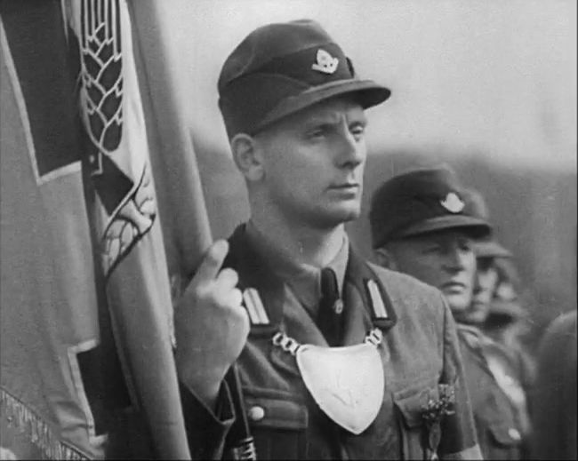 National Socialist propaganda film shot and edited by Leni Riefenstahl in 1935, 35mm b&w silent and sound film