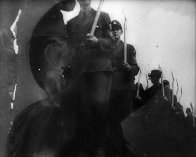 National Socialist propaganda film shot and edited by Leni Riefenstahl in 1935, 35mm b&w silent and sound film