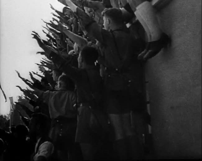 National Socialist propaganda film shot and edited by Leni Riefenstahl in 1935, 35mm b&w silent and sound film