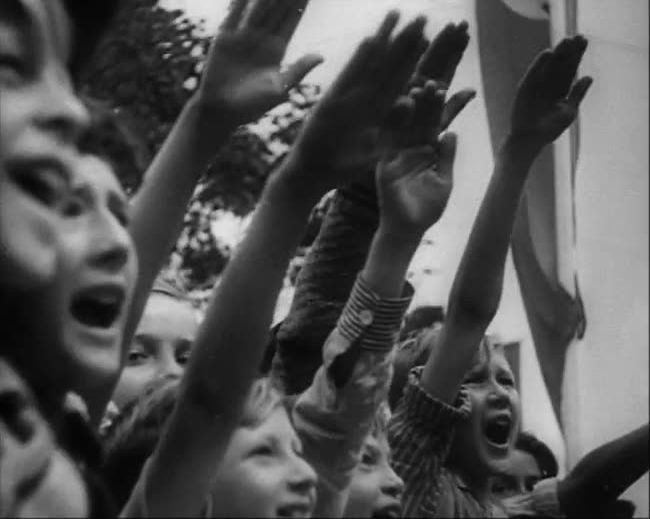 National Socialist propaganda film shot and edited by Leni Riefenstahl in 1935, 35mm b&w silent and sound film