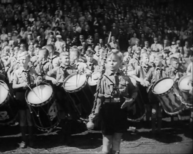 National Socialist propaganda film shot and edited by Leni Riefenstahl in 1935, 35mm b&w silent and sound film