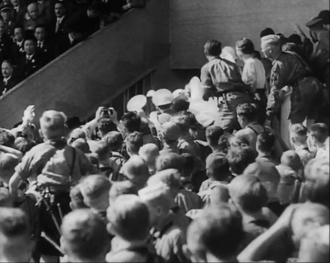 National Socialist propaganda film shot and edited by Leni Riefenstahl in 1935, 35mm b&w silent and sound film