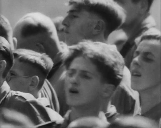 National Socialist propaganda film shot and edited by Leni Riefenstahl in 1935, 35mm b&w silent and sound film