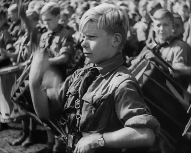 National Socialist propaganda film shot and edited by Leni Riefenstahl in 1935, 35mm b&w silent and sound film