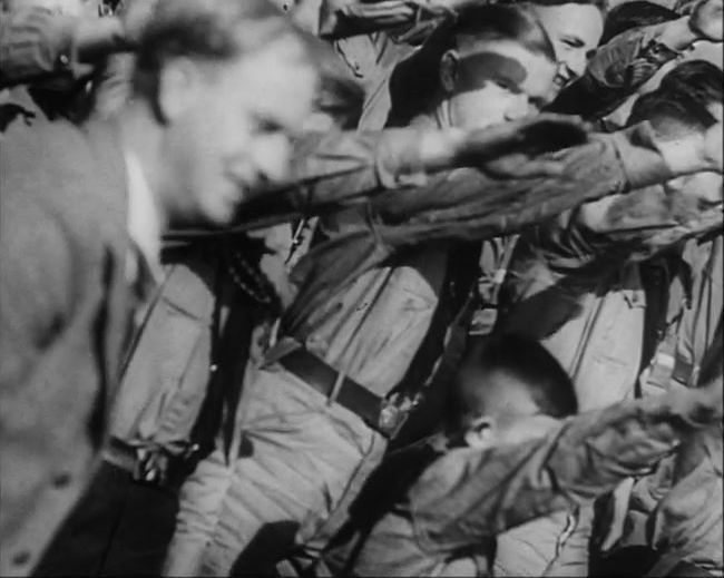 National Socialist propaganda film shot and edited by Leni Riefenstahl in 1935, 35mm b&w silent and sound film