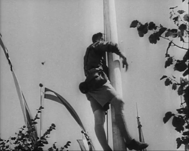 National Socialist propaganda film shot and edited by Leni Riefenstahl in 1935, 35mm b&w silent and sound film