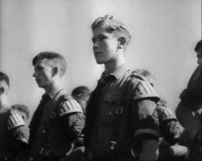 National Socialist propaganda film shot and edited by Leni Riefenstahl in 1935, 35mm b&w silent and sound film