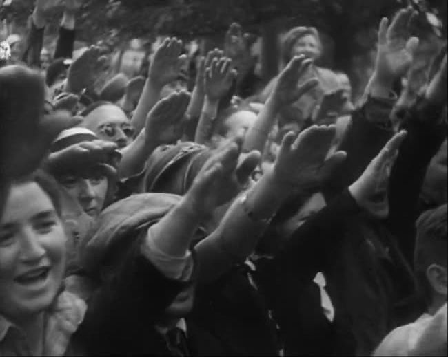 National Socialist propaganda film shot and edited by Leni Riefenstahl in 1935, 35mm b&w silent and sound film