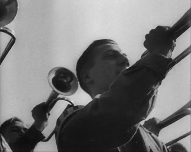 National Socialist propaganda film shot and edited by Leni Riefenstahl in 1935, 35mm b&w silent and sound film