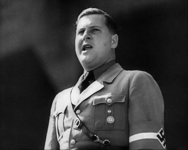 National Socialist propaganda film shot and edited by Leni Riefenstahl in 1935, 35mm b&w silent and sound film