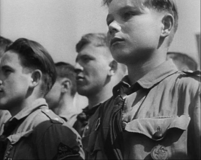 National Socialist propaganda film shot and edited by Leni Riefenstahl in 1935, 35mm b&w silent and sound film